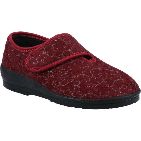 GBS Geraldine Ladies Classic Slippers Red
