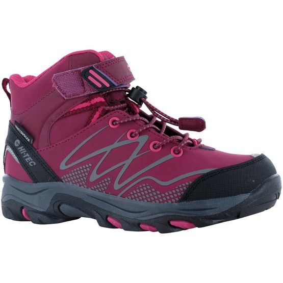Hi-Tec Blackout Mid Boots Pink - Childs/Youths
