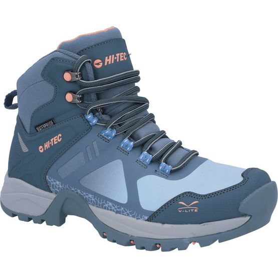 Hi-Tec Womens V-Lite Psych Blue Walking Boots