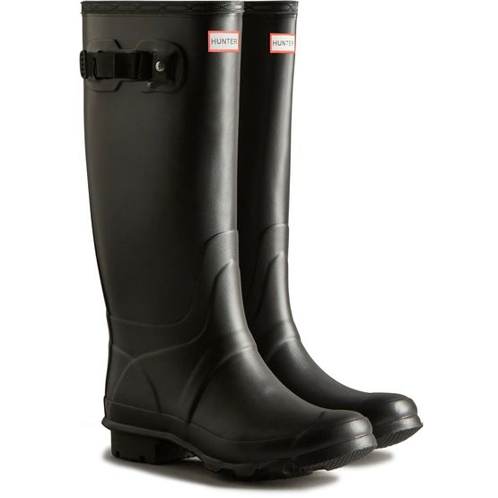 Hunter Huntress Women's Wide Leg Black Wellington Boots