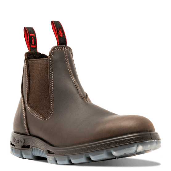 Redback Leather Soft Toe Dealer Boots - Brown