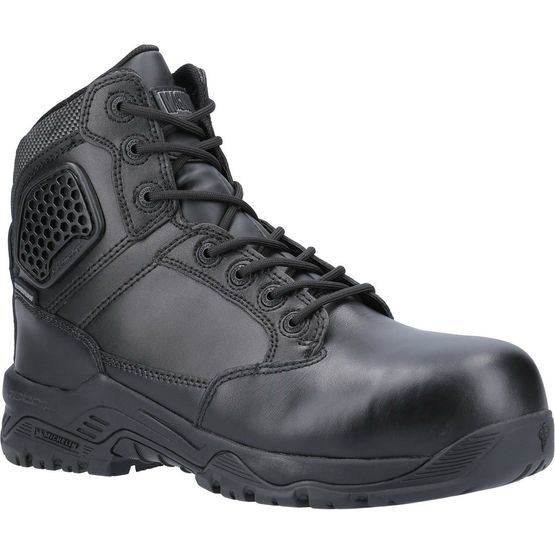 Magnum Strike Force 6.0 Side-Zip CT CP WP Uniform Black Safety Boot