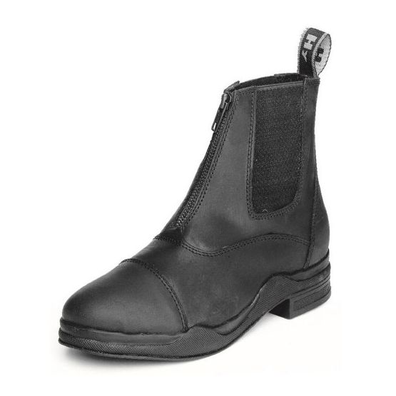 Hy Equestrian ProPriverno Black Leather Zip Boot