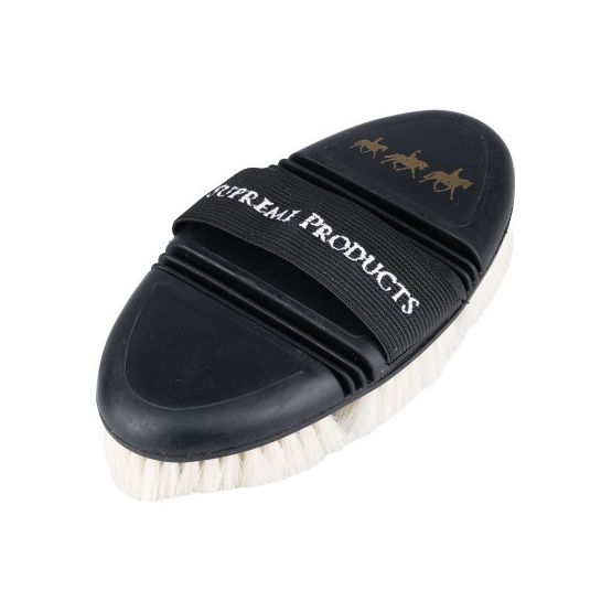 Supreme Products Pro Groom Bend Goat Hair Body Brush