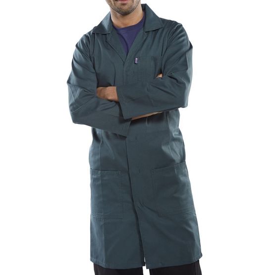 Click Warehouse &amp; Lab Coat Spruce Green