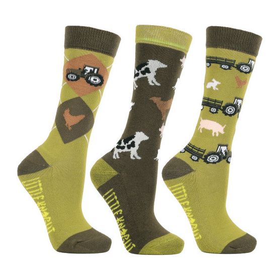 Farm Collection Socks by Little Knight (Pack of 3)