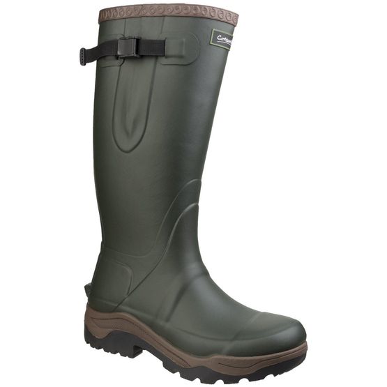 Cotswold Compass Neoprene Rubber Wellington Boots - Green