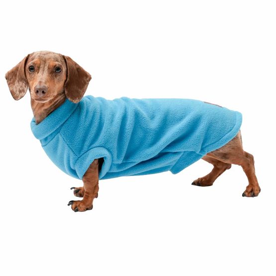 Firefoot Dachshund Blue Fleece Jumper
