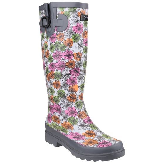 Cotswold Flower Power Ladies Wellington Boots