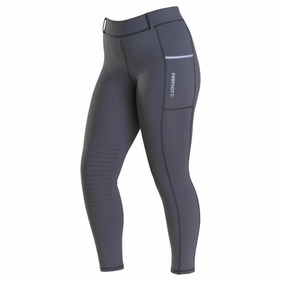 FIREFOOT THIRSK FLEECE LINED BREECHES LADIES CHARCOAL/BLUE