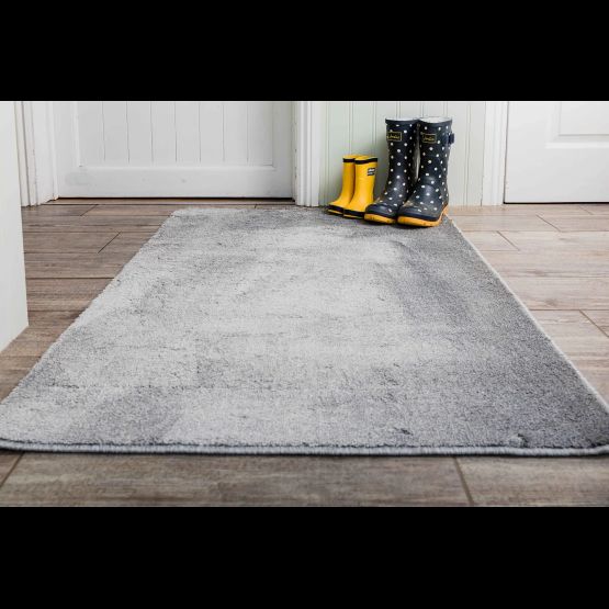 Pet Rebellion Big Softie Super Soft Luxury Dog Mat - Grey/Silver (80cm x 120cm)