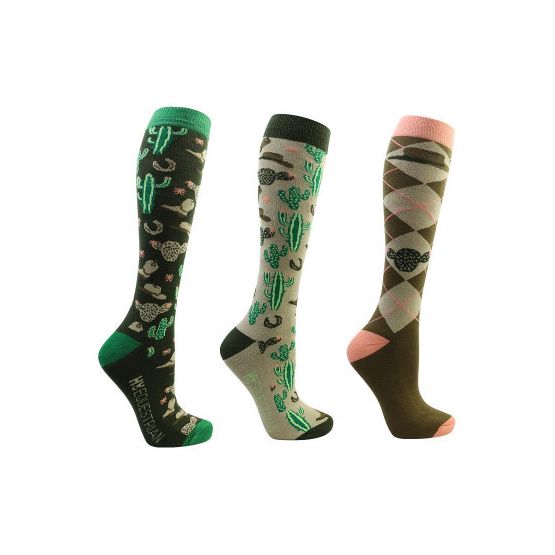 Hy Equestrian Wild Wild West Socks (Pack of 3)