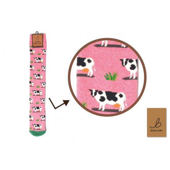 Otterdene WK201 Women's Funky Welly Socks - Grazing Cow