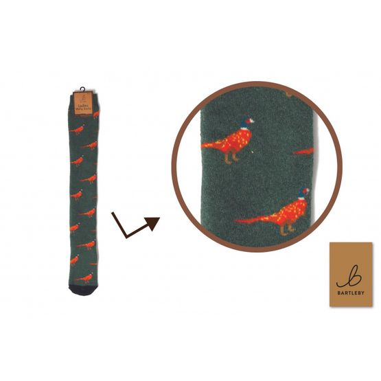 Otterdene WK208 Women's Funky Welly Socks - Country Pheasant