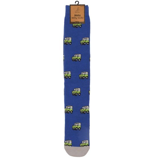 Otterdene WK237 Men's Funky Welly Socks - Vehicle Print