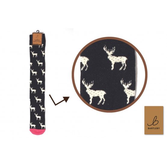 Otterdene WK211 Women's Funky Welly Socks - Wild Stag