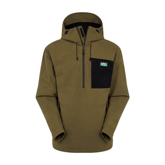 Ridgeline Tempest Waterproof Hooded Smock - Teak