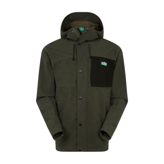Ridgeline Tempest Waterproof Hooded Jacket - Forest Green