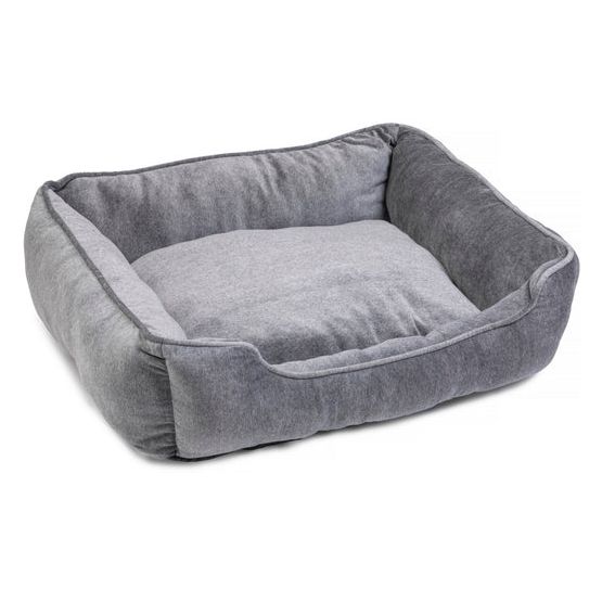 House of Paws Velvet Square Bed