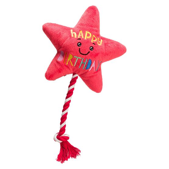 House of Paws Star Balloon with Rope Toy