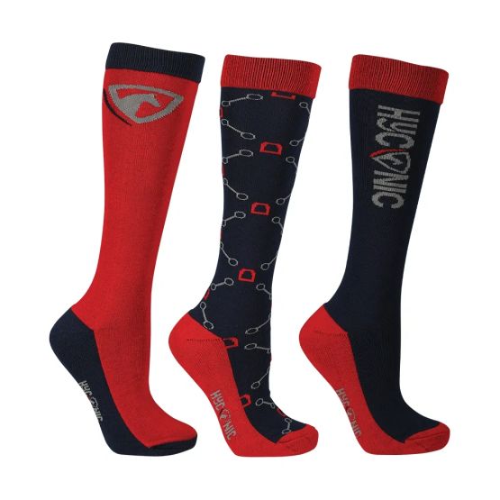 HYCONIC Pattern Socks by Hy Equestrian (Pack of 3)