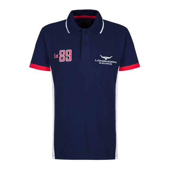 Lonhorn Hereford Navy Polo Shirt
