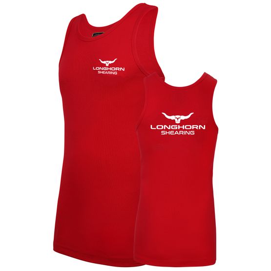 Longhorn Original Red Singlet