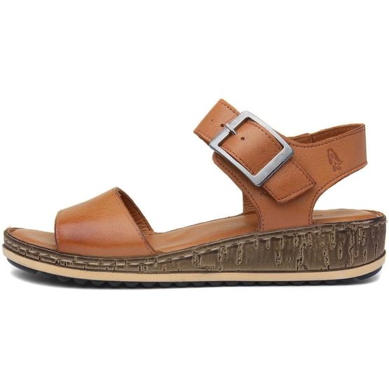 Women's Hush Puppies Ellie Wedge Brown Sandal