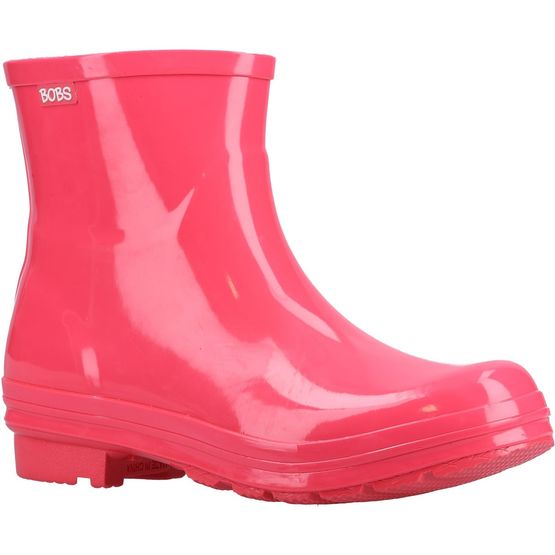 Sketchers Rain Check Neon Pink Puddles Wellington Boots