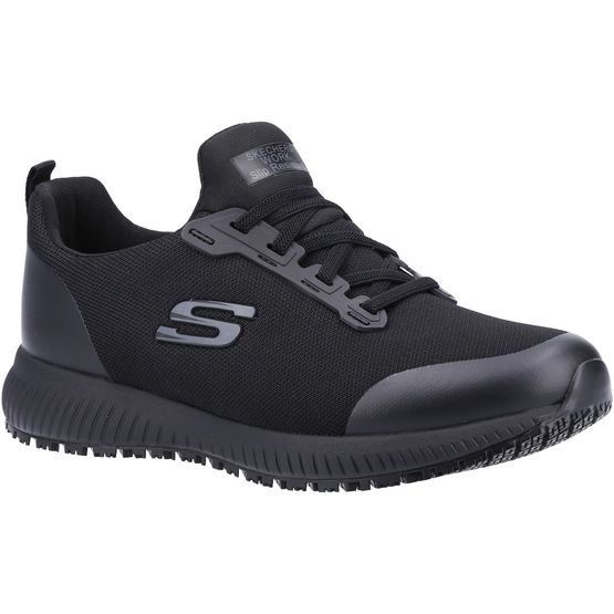 Squad Sr Wide Slip Resistant Black Occupational Shoe
