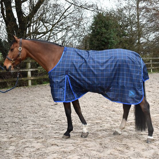 WHITAKER JACOB LIGHTWEIGHT TUROUT RUG NAVY/BLUE