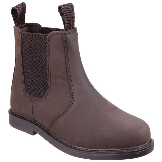 Amblers Childrens Camberwell Pull On Dealer Boots (Brown)