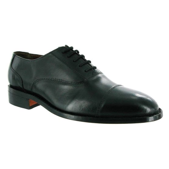 Amblers James Leather Soled Shoes (Black)