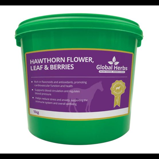GLOBAL HERBS HAWTHORN FLOWER, LEAF &amp; BERRIES