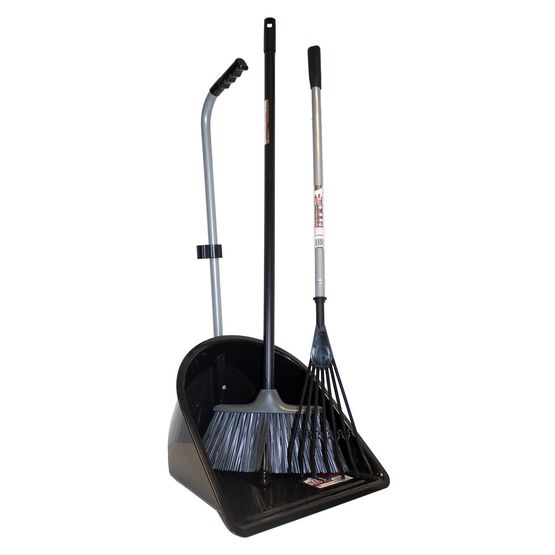 Red Gorilla Tidee Companion Black Set Edition (Mini Broom &amp; Large Scoop Shovel)