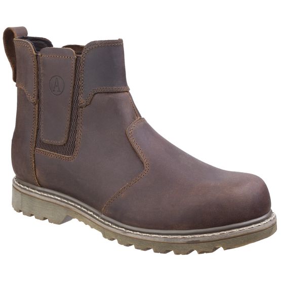 Amblers Abingdon Dealer Boot - Brown Crazy Horse