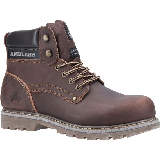 Amblers Dorking Casual Boot - Brown Crazy Horse