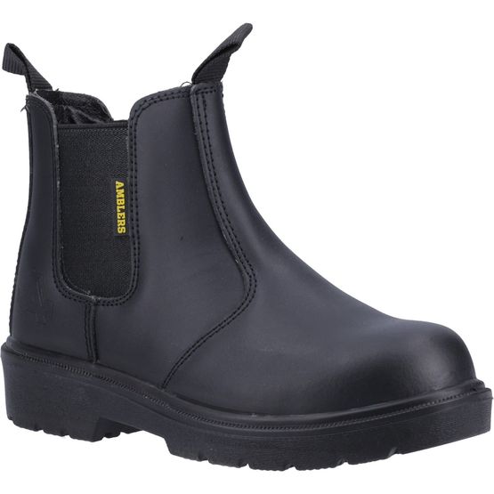 Amblers Safety FS116 Hardwearing Pull on Safety Dealer Boot - Black