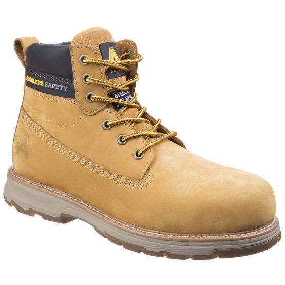 Amblers Safety AS170 Lightweight Full Grain Leather Safety Boots (Honey)