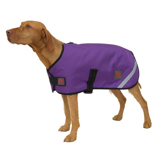 FIREFOOT OUTDOOR DOG COAT WITH FLEECY LINING PURPLE