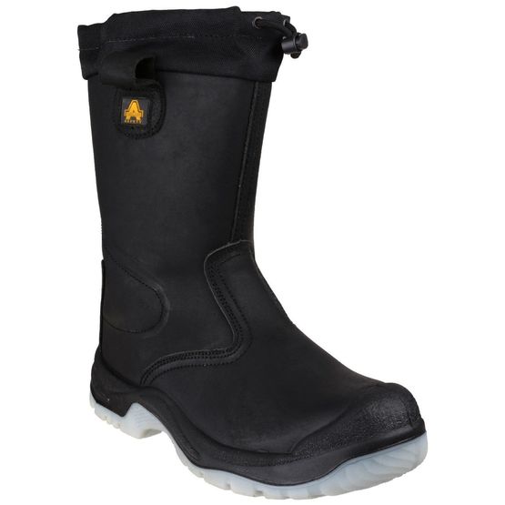 Amblers Safety FS209 Water Resistant Pull On Boots (Black)