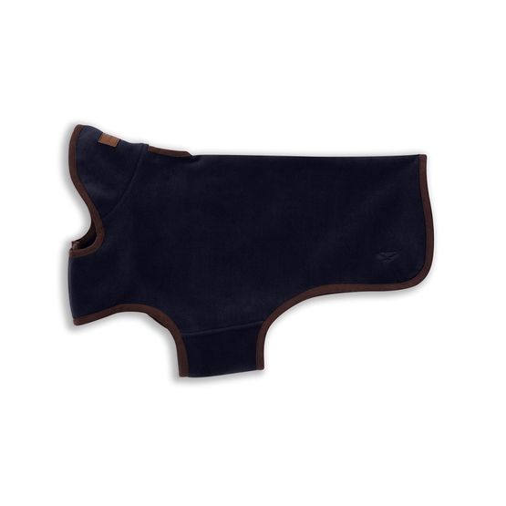 Hoggs SZ Stenton Fleece Navy Dog Coat