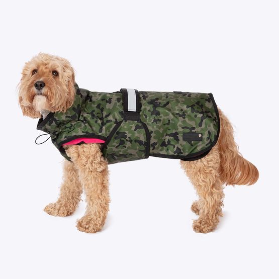 Danish Design 3 - in - 1 Camo/Pink Dog Coat