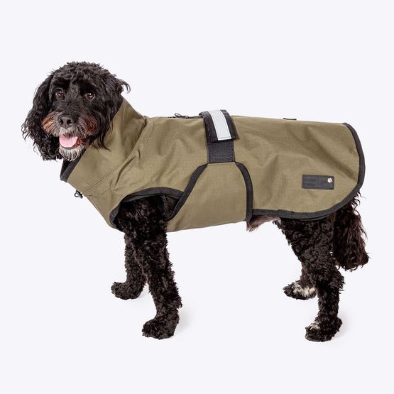 DANISH DESIGN 3-IN-1 DOG COAT OLIVE