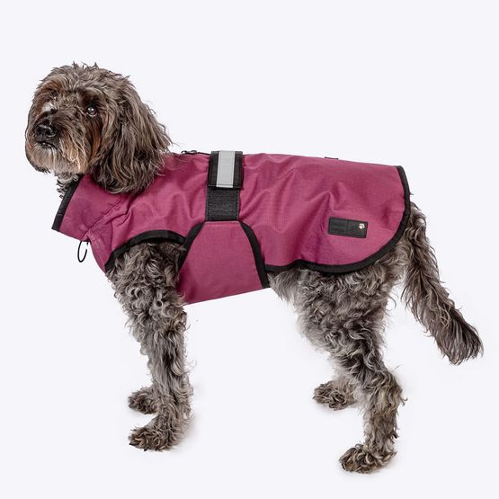 DANISH DESIGN 3-IN-1 DOG COAT PLUM