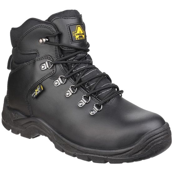 Amblers Safety AS335 Poron XRD Internal Leather Safety Boots (Black)