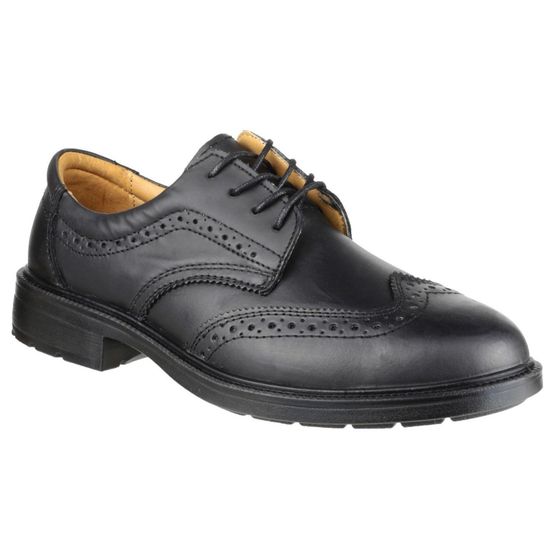 Amblers Safety FS44 Leather Brogues (Black)