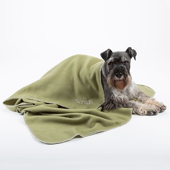 SCRUFFS EXPEDITION FLEECE BLANKET KHAKI GREEN