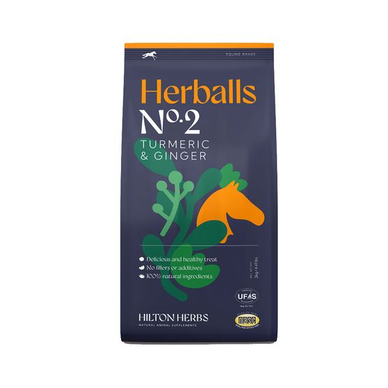 HILTON HERBS HERBALLS NO2 TURMERIC &amp; GINGER