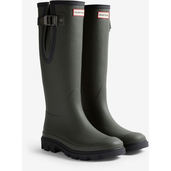 The Hunter Boot Co Downpour Adjustable Green Boot